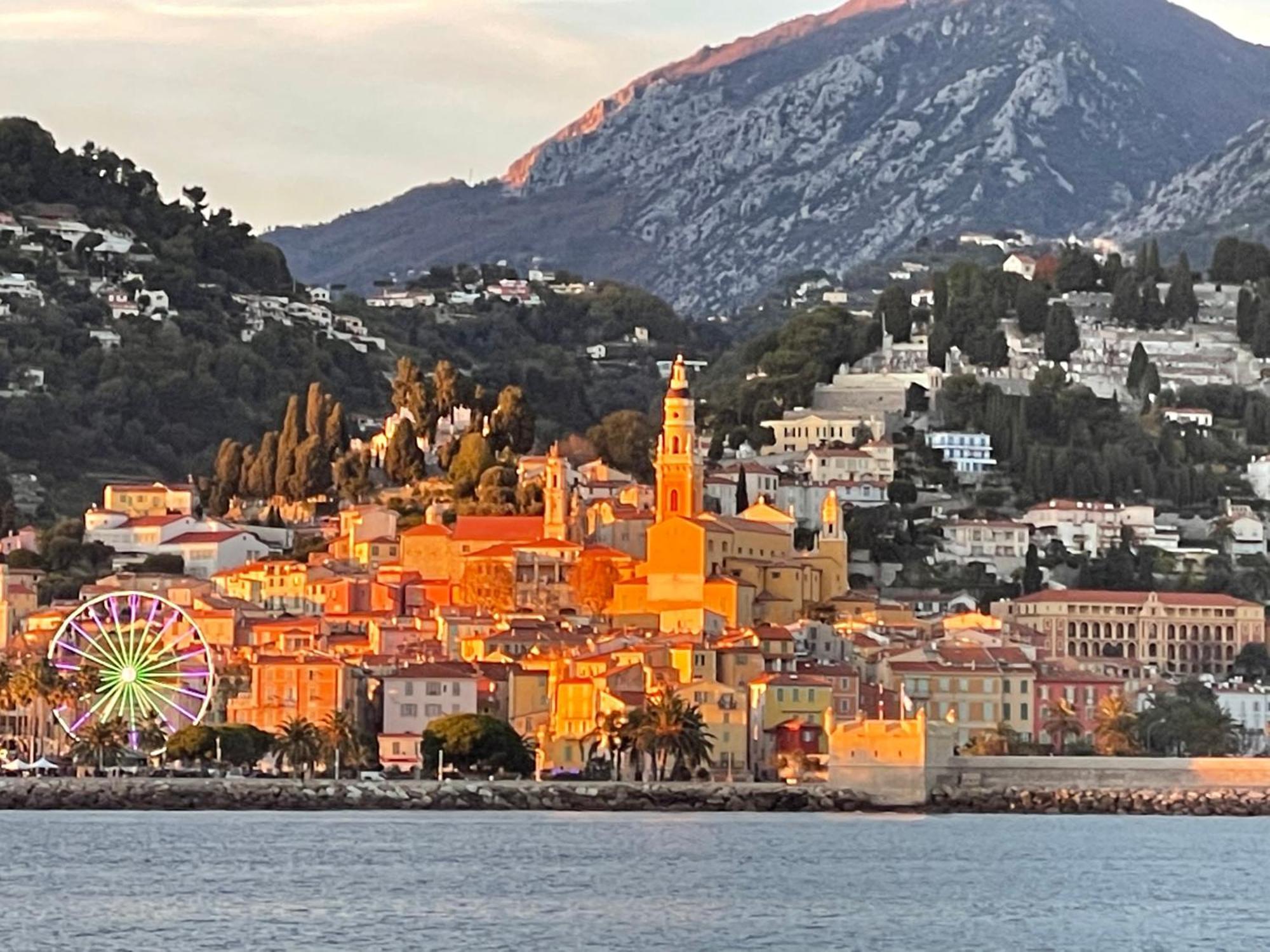 Menton Centre Vue Imprenable Sur Mer Et Jardin Bioves Экстерьер фото