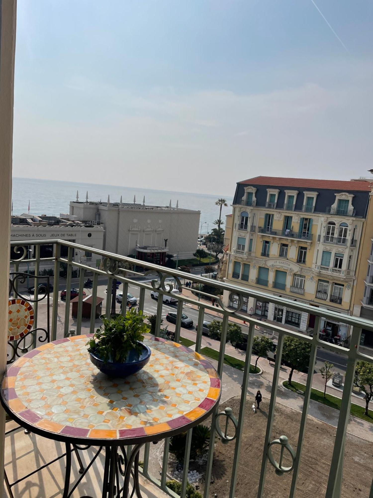 Menton Centre Vue Imprenable Sur Mer Et Jardin Bioves Экстерьер фото