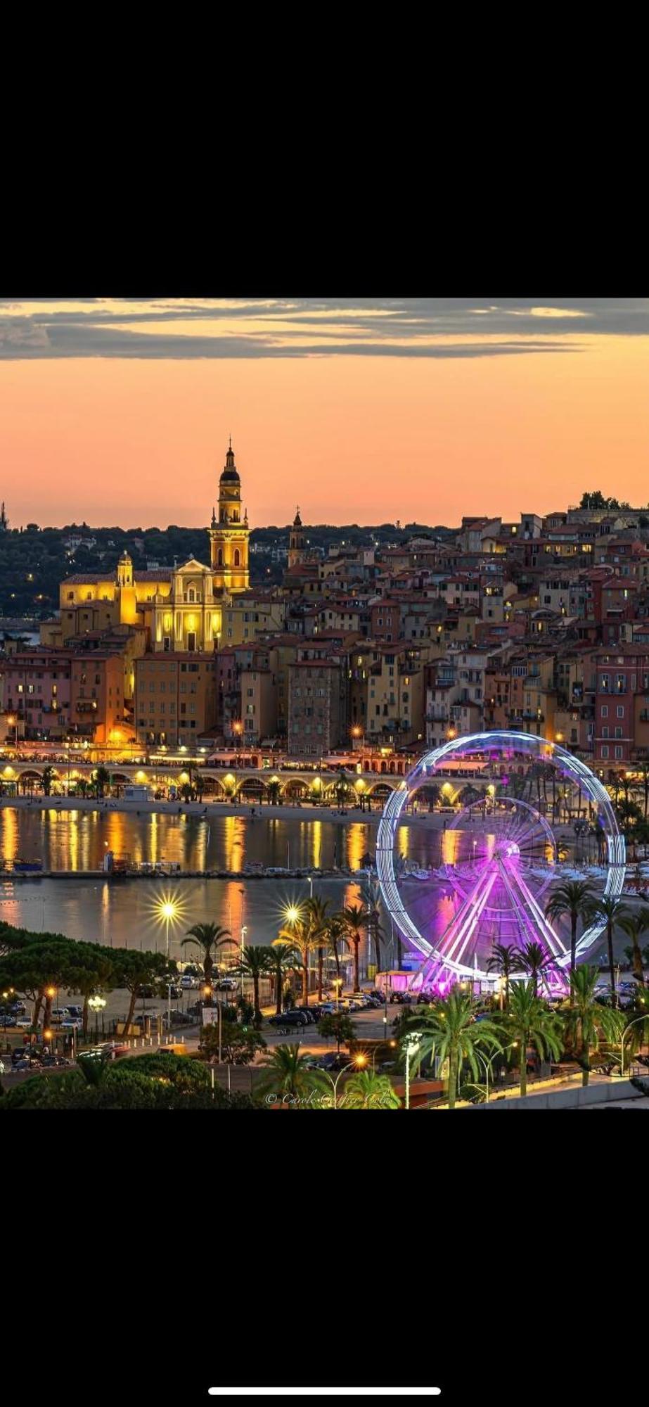 Menton Centre Vue Imprenable Sur Mer Et Jardin Bioves Экстерьер фото